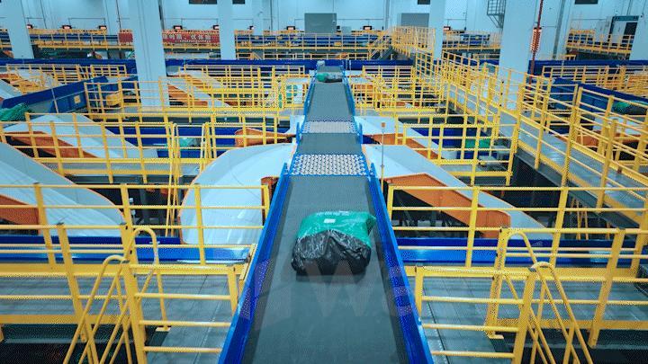 Sorting capability at high speed significantly improves sorting efficiency