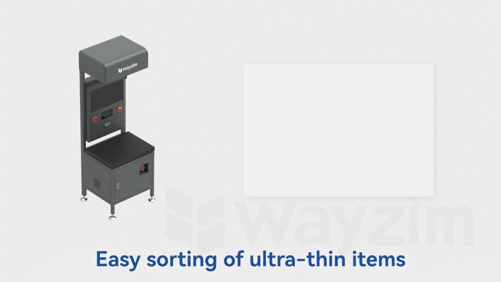 Static Fast Sorter solution for easy sorting of ultra-thin items