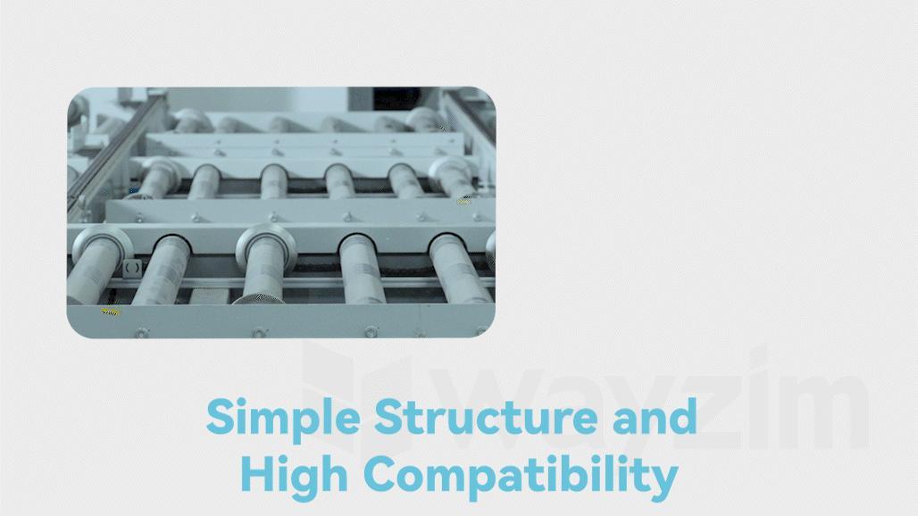 Simple structure and easy maintenance