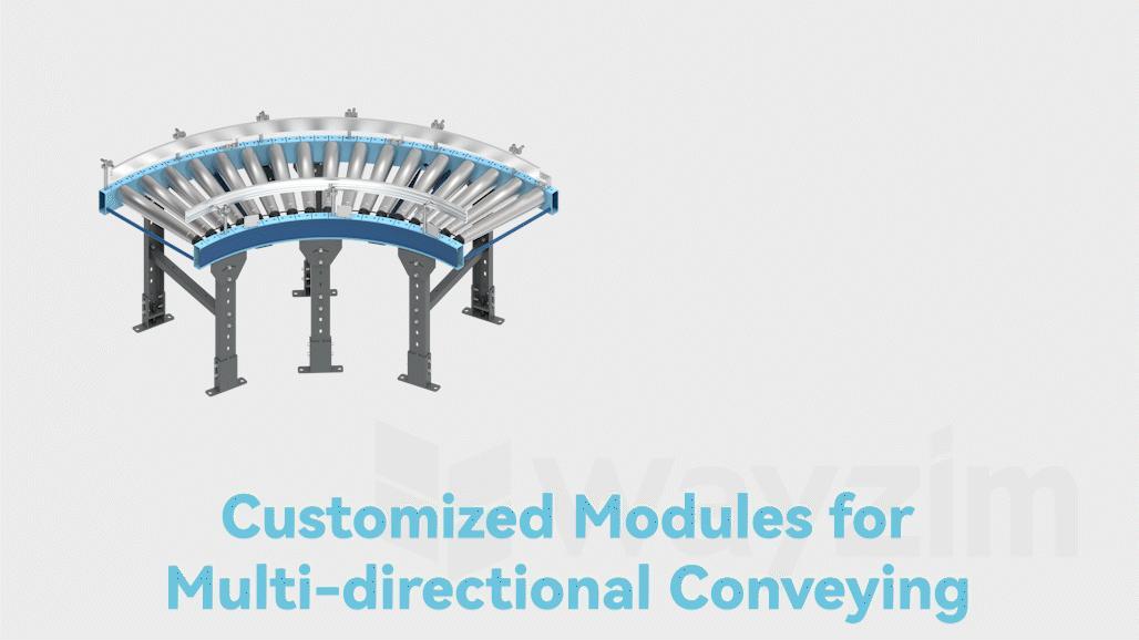 Module customization and multi-directional conveying