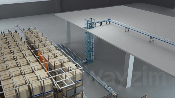 Efficient conveying of large batch materials