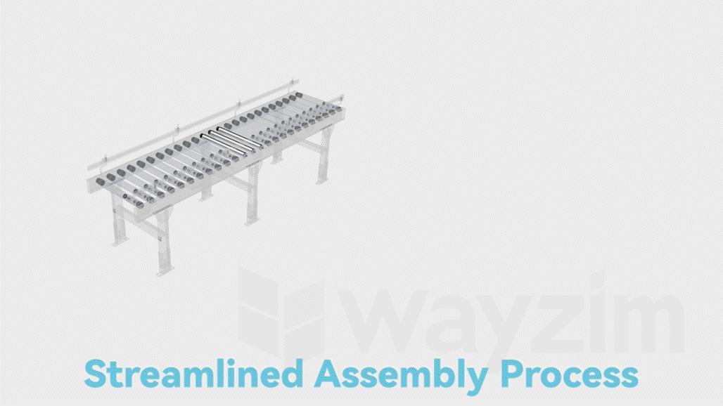 Simplified assembly process and optimized installation experience