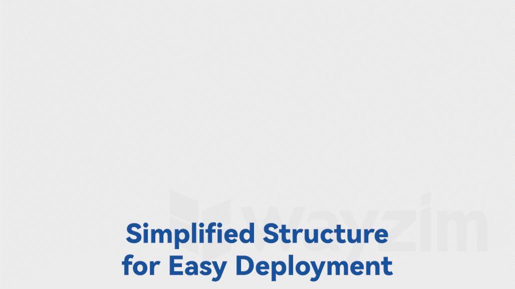 Compact structure and simple deployment