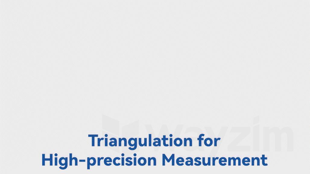 Triangulation principle for high-precision measurement