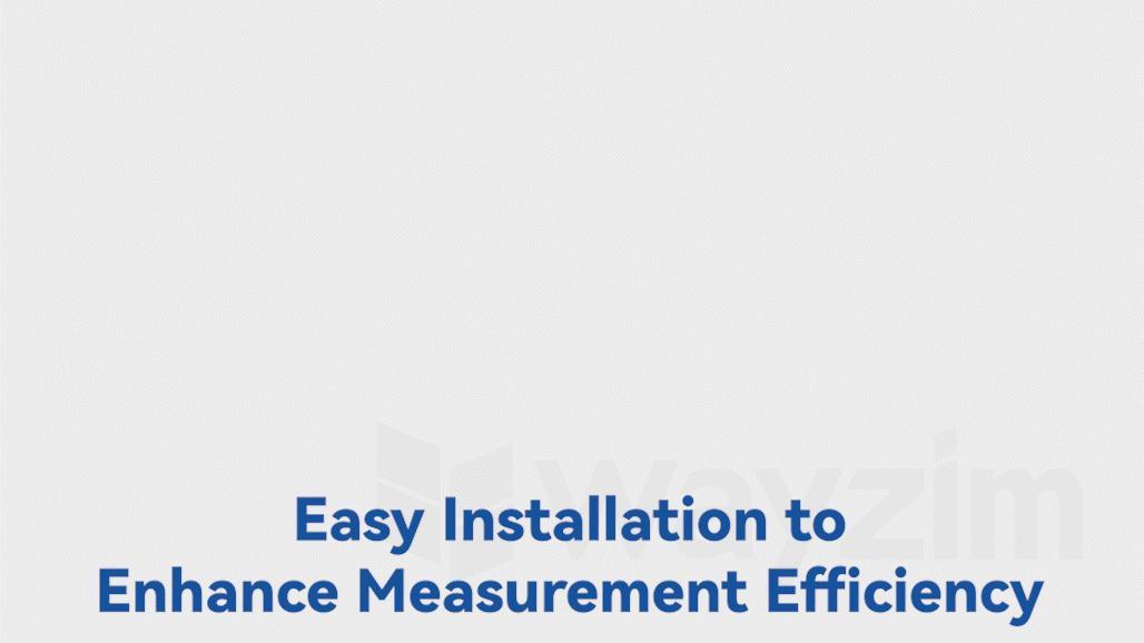 Easy installation for a higher measurement efficiency