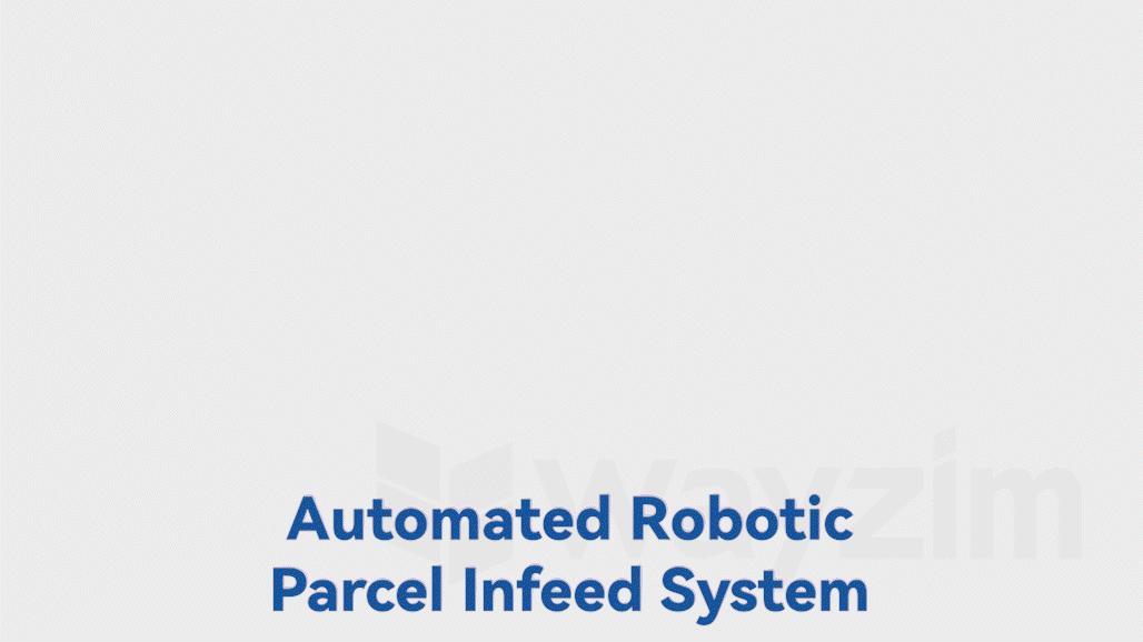 Automated robotic parcel infeed