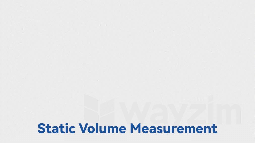 Static volume measurement