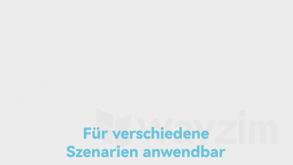 Mehrere Übersetzungsverhältnisse, geeignet für unterschiedliche Szenarien