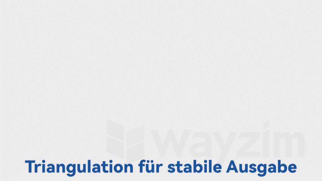 Triangulation und stabile Ausgabe