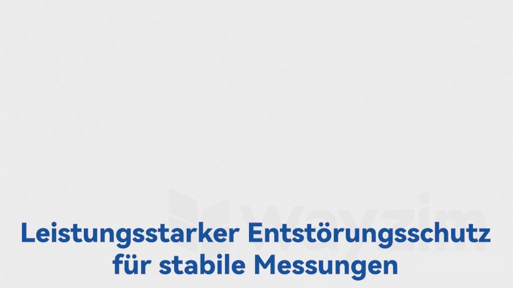 Starke Entstörung und stabile Messung