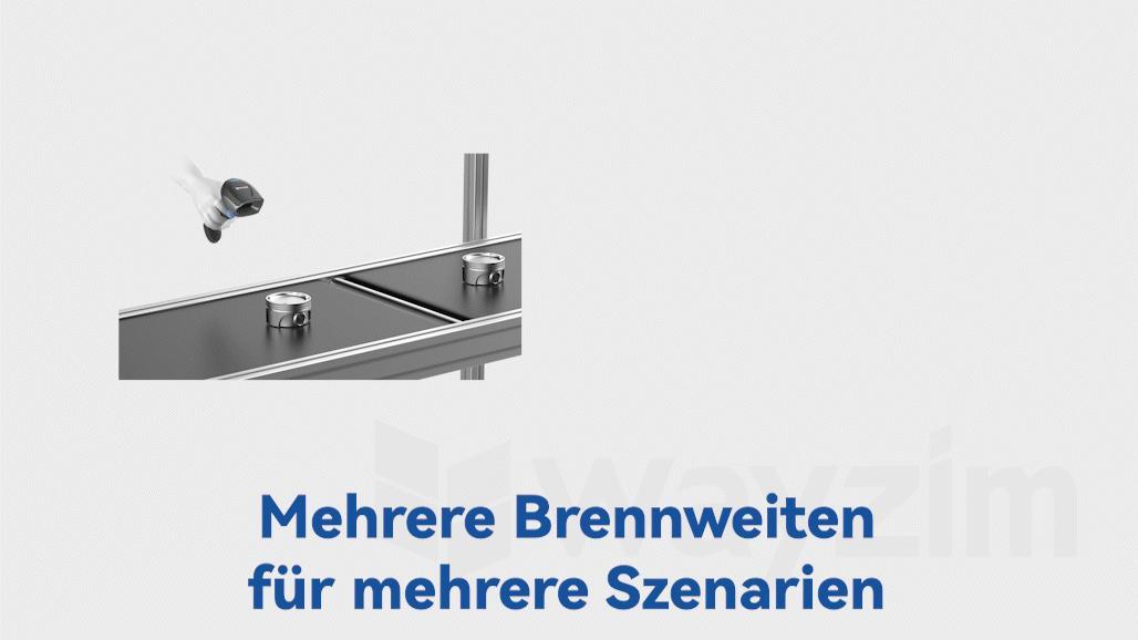 Mehrere Brennweiten wählbar und in mehreren Szenarien einsetzbar