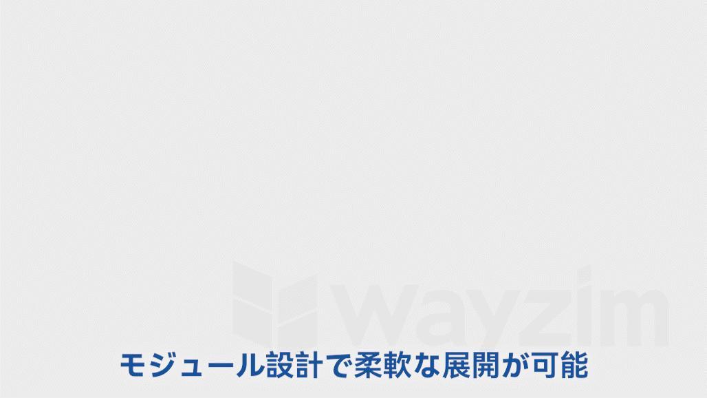 シナリオ要件に応じた柔軟な構成