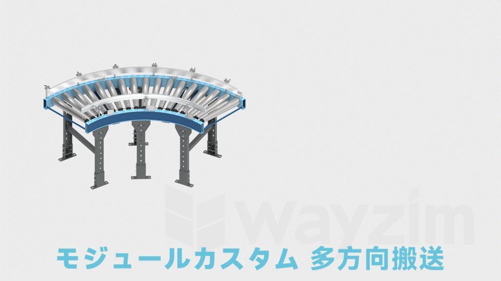 モジュールカスタマイズと多方向搬送